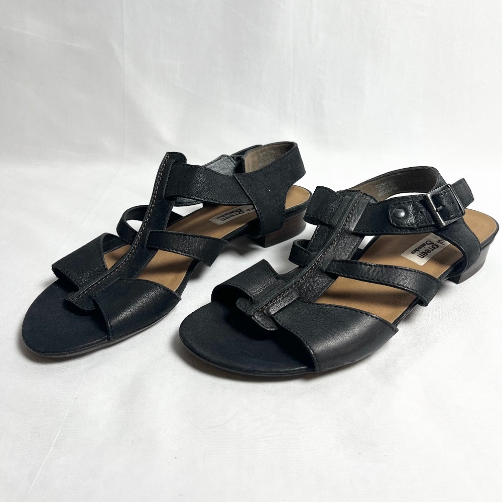 Paul Green Black Gladiator Style Sandals